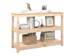 Mesa consola madera maciza de pino 110x40x74 cm ES670038
