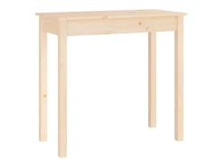 Mesa consola madera maciza de pino 80x40x75 cm ES455054