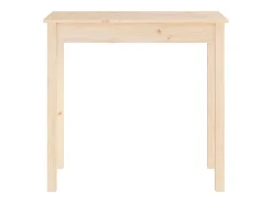Mesa consola madera maciza de pino 80x40x75 cm ES455054