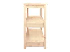 Mesa consola madera maciza de pino 110x40x74 cm