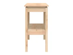 Mesa consola madera maciza de pino 110x40x75 cm ES314043