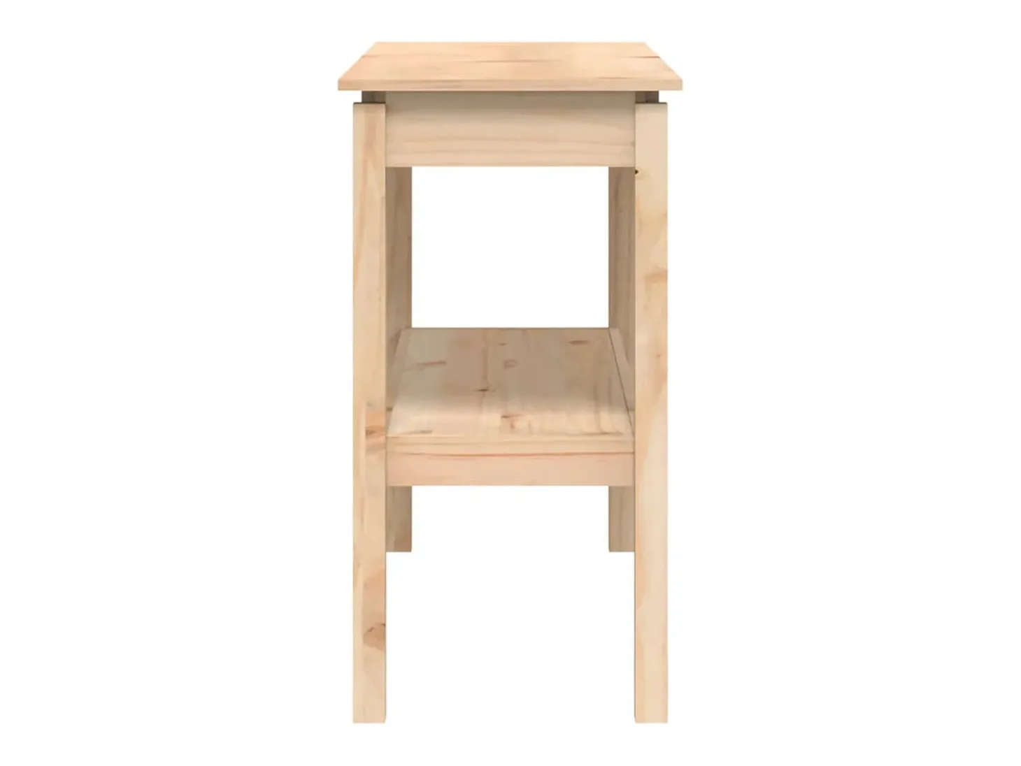 Mesa consola madera maciza de pino 110x40x75 cm ES314043