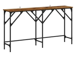 Mesa Consola Madera vieja 140 x 29 x 75 cm Madera contrachapada