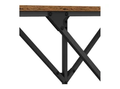 Mesa Consola Madera vieja 140 x 29 x 75 cm Madera contrachapada