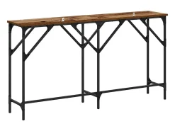 Mesa Consola Madera vieja 140 x 29 x 75 cm Madera contrachapada
