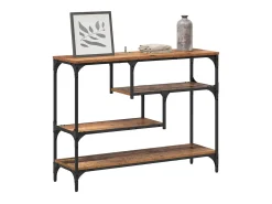 Mesa Consola Madera vieja 100 x 30 x 75 cm Madera contrachapada