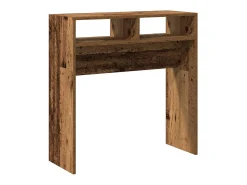 Mesa consola madera vieja 78x30x80 cm madera de ingeniería