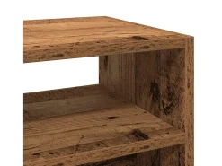 Mesa consola madera vieja 78x30x80 cm madera de ingeniería