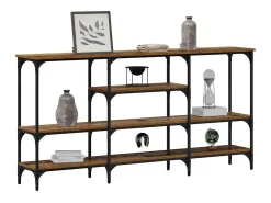 Mesa Consola Madera vieja 160 x 29 x 80 cm Madera contrachapada