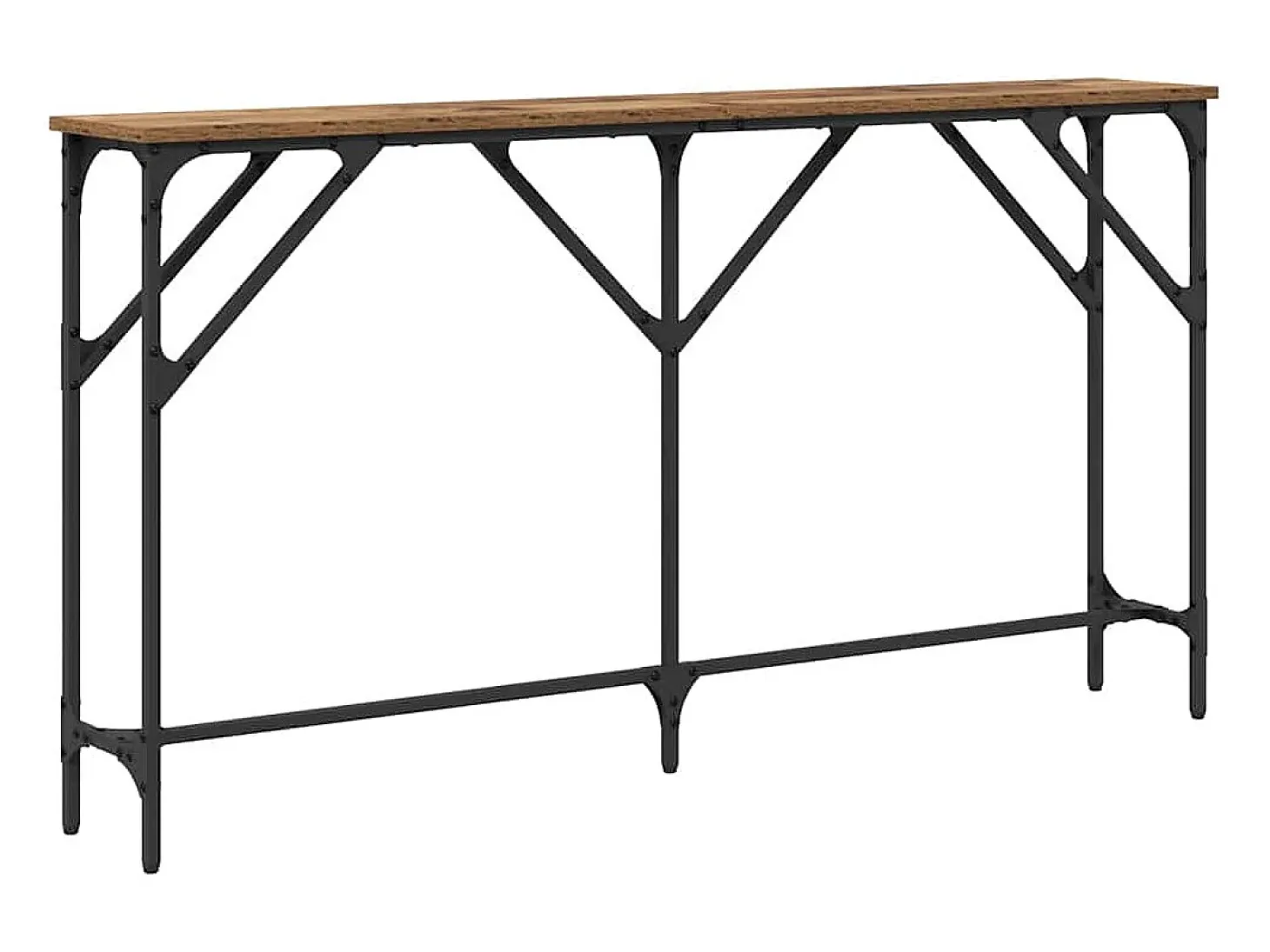 Mesa Consola Madera Vieja 140 x 23 x 75 cm