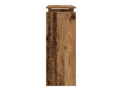 Mesa consola madera vieja 80x30x80 cm madera de ingeniería