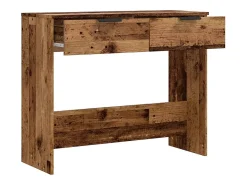 Mesa consola madera vieja 90x36x75 cm madera de ingeniería