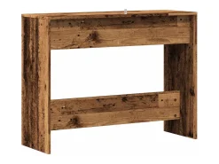 Mesa consola madera vieja 100x35x76,5 cm madera de ingeniería