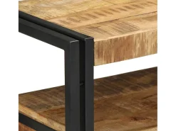 Mesa Consola Marrón 90 x 33 x 75 cm madera maciza de mango