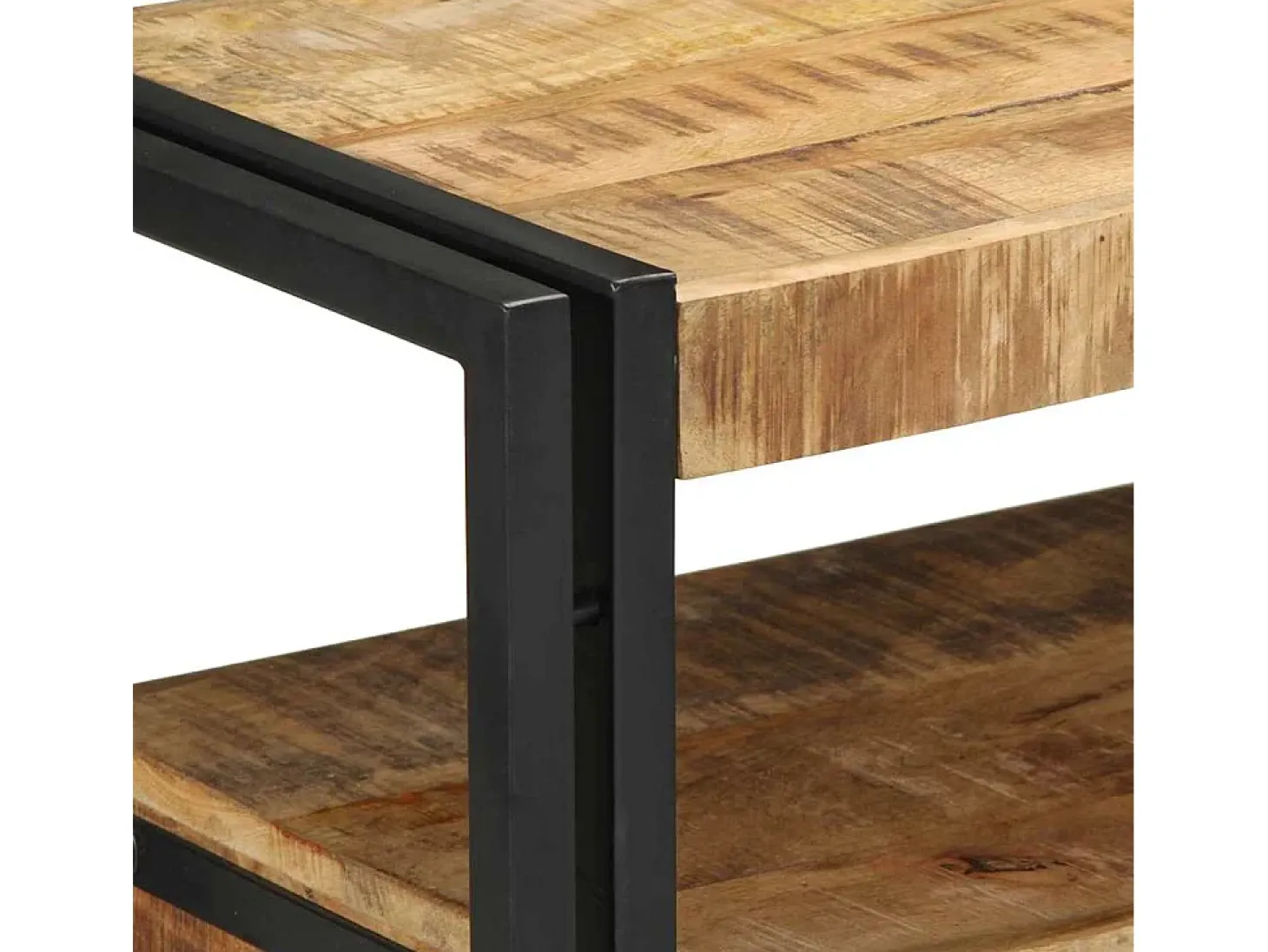 Mesa Consola Marrón 90 x 33 x 75 cm madera maciza de mango
