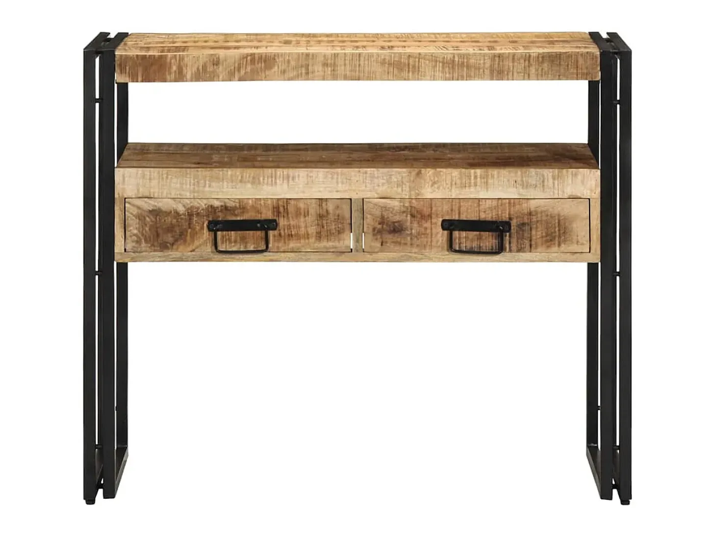 Mesa Consola Marrón 90 x 33 x 75 cm madera maciza de mango