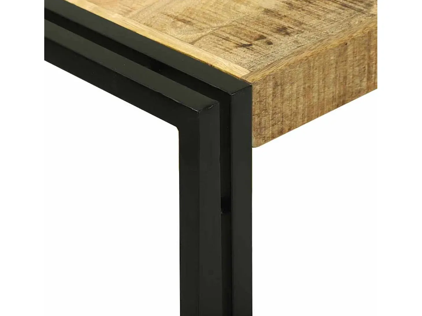 Mesa Consola Marrón 120 x 33 x 75 cm Madera de mango maciza