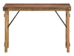 Mesa Consola Marrón 110 x 35 x 76 cm Madera maciza recuperada