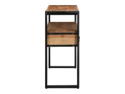 Mesa Consola Marrón 120 x 33 x 75 cm madera maciza de acacia