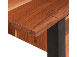 Mesa Consola Marrón 110 x 30 x 75 cm madera maciza de acacia