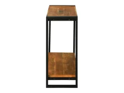 Mesa Consola Marrón 120 x 33 x 75 cm madera maciza de acacia