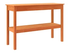 Mesa Consola Marrón cera 110 x 40 x 75 cm Madera maciza de pino