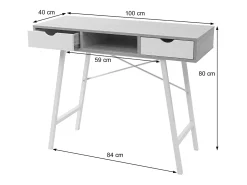 Mesa consola MCW-E92, negro