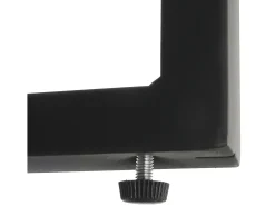 Mesa consola MCW-L53, aspecto mármol gris