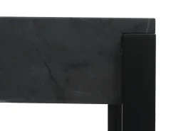 Mesa consola MCW-L53, aspecto mármol gris