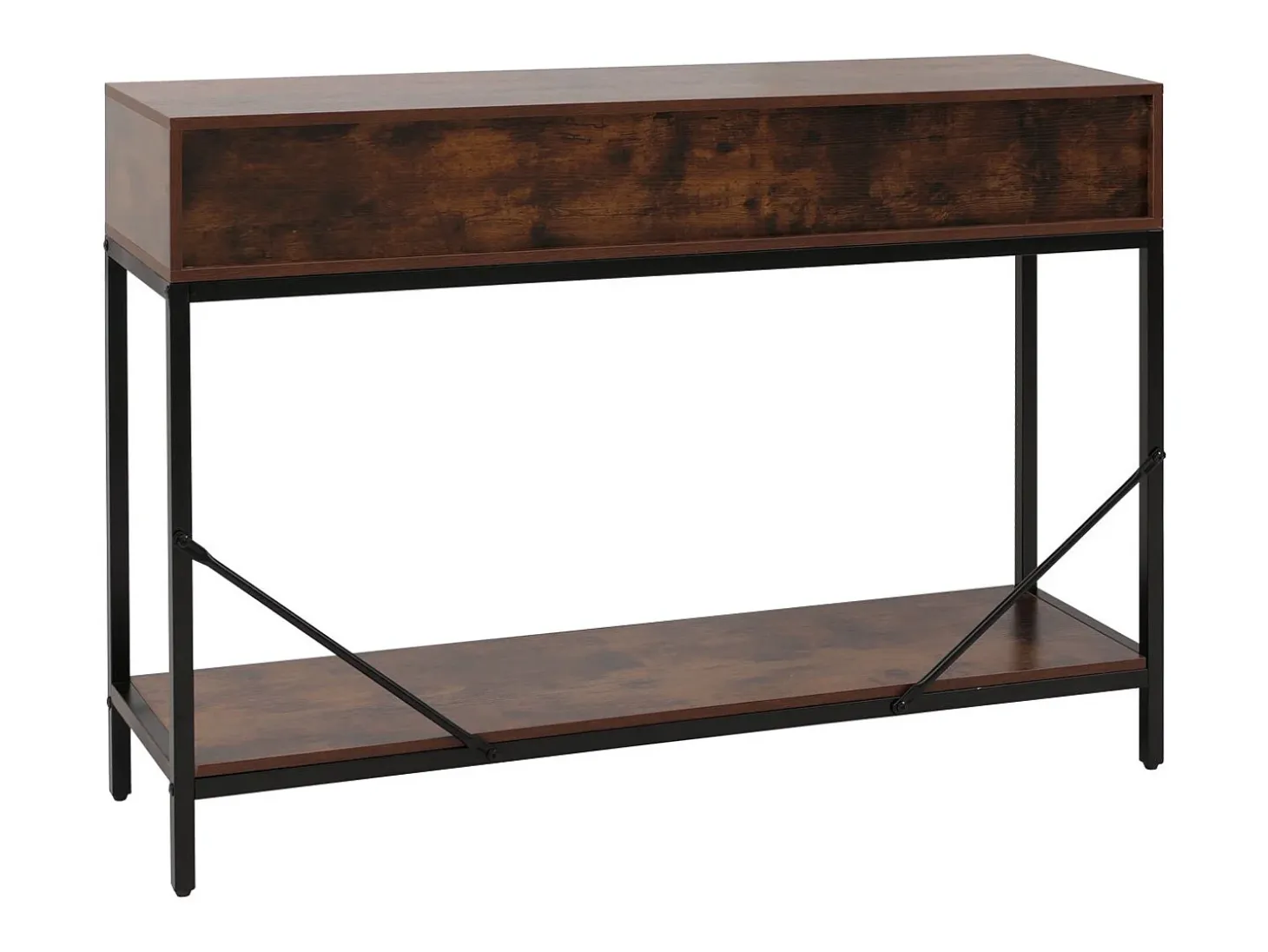 Mesa consola MCW-O76, marrón rojizo