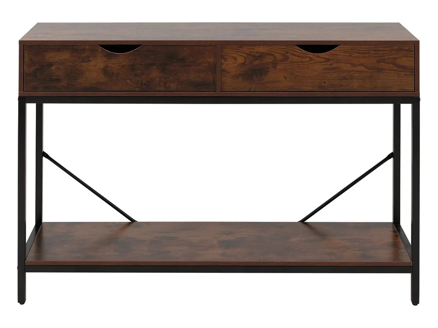 Mesa consola MCW-O76, marrón rojizo