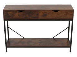 Mesa consola MCW-O76, marrón rojizo