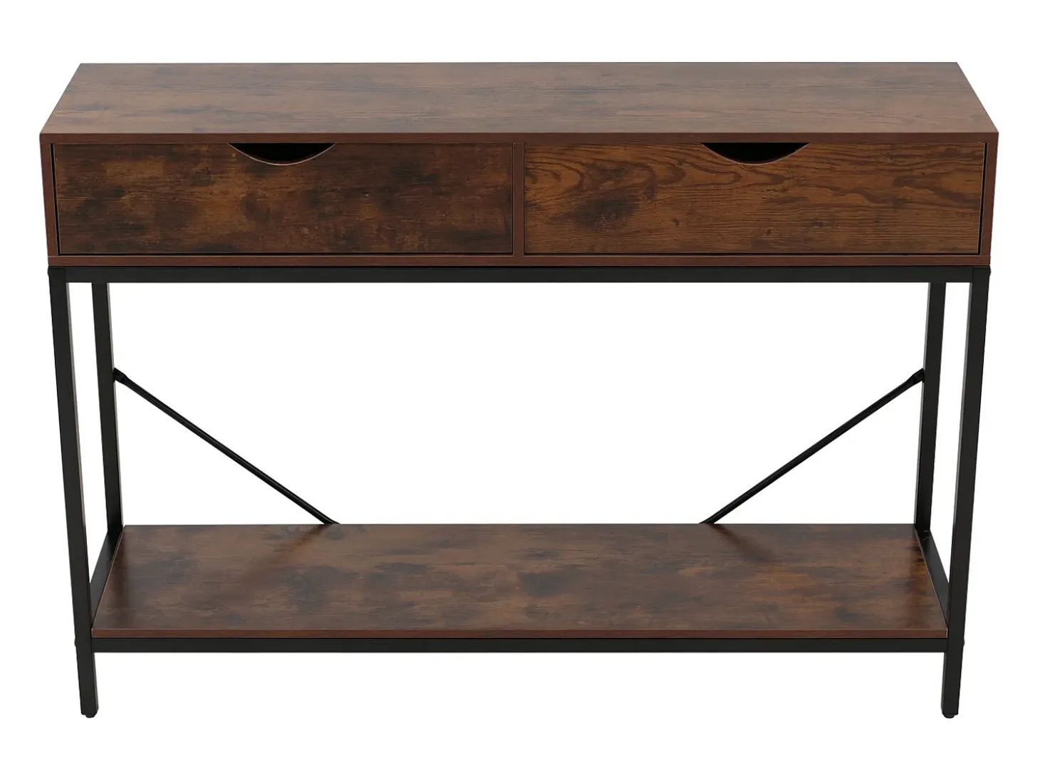 Mesa consola MCW-O76, marrón rojizo