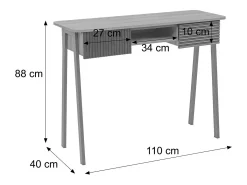 Mesa consola MCW-O40, natural