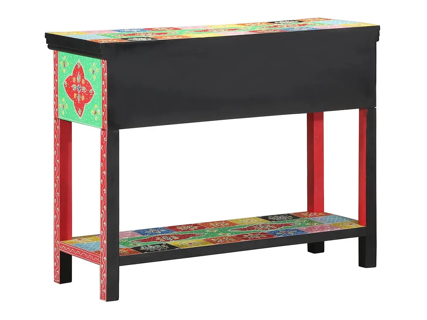 Mesa Consola Multicolor 100 x 30 x 75 cm Madera maciza de Mango