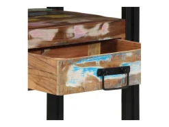 Mesa Consola Multicolor 90 x 33 x 75 cm madera maciza reciclada