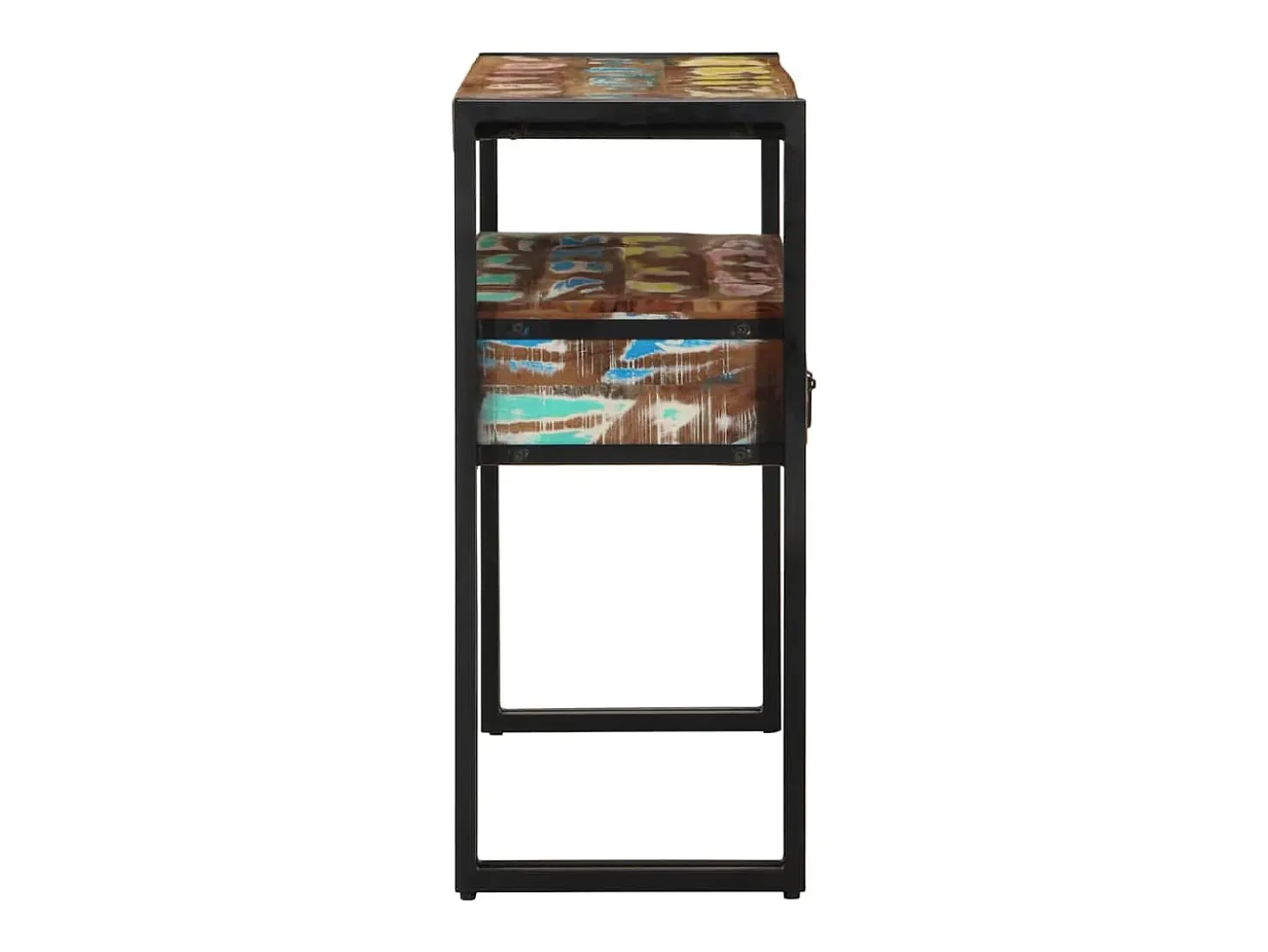Mesa Consola Multicolor 90 x 33 x 75 cm madera maciza reciclada