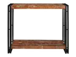 Mesa Consola Multicolor 90 x 33 x 75 cm madera maciza reciclada
