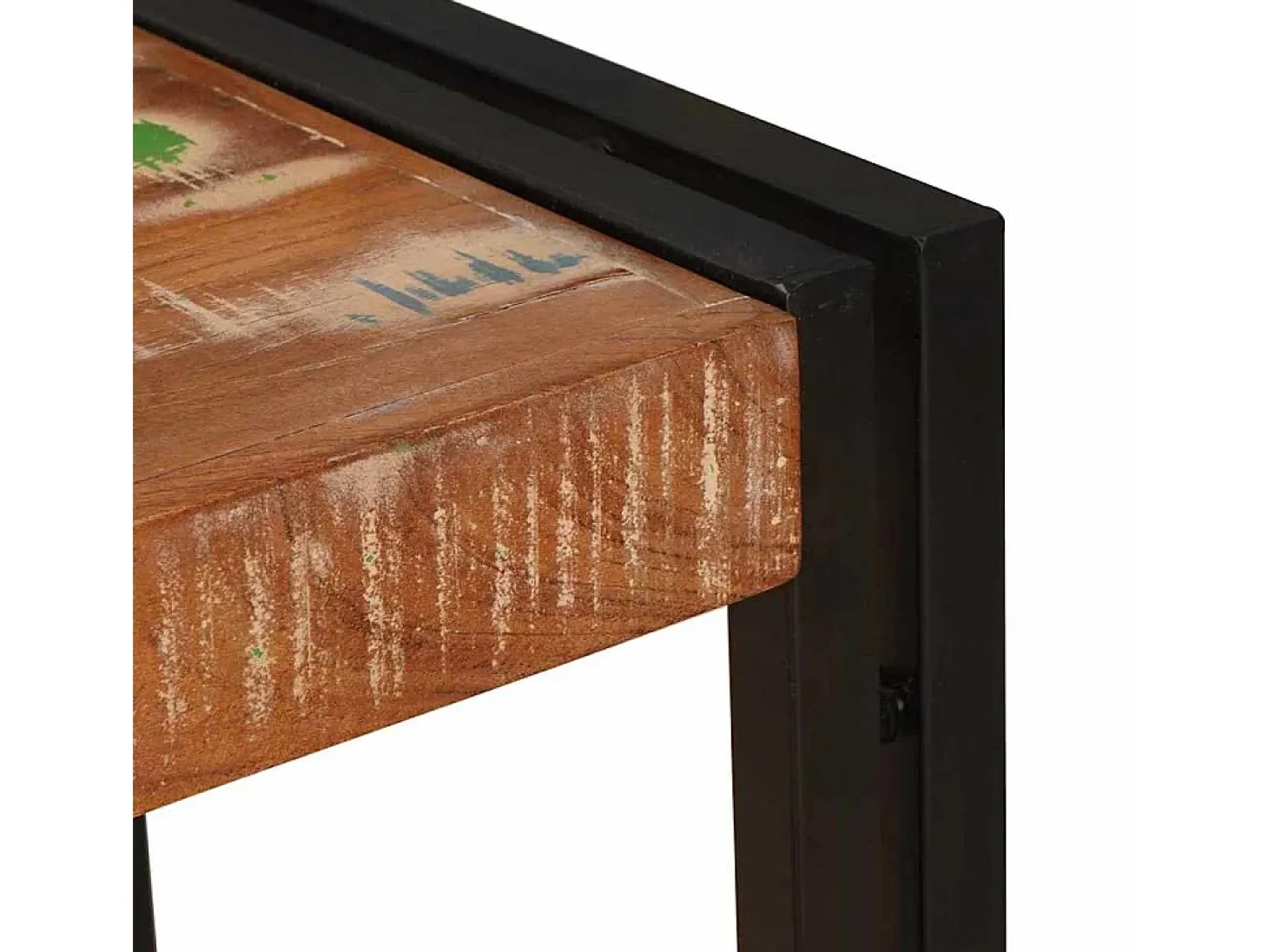Mesa Consola Multicolor 90 x 33 x 75 cm madera maciza reciclada