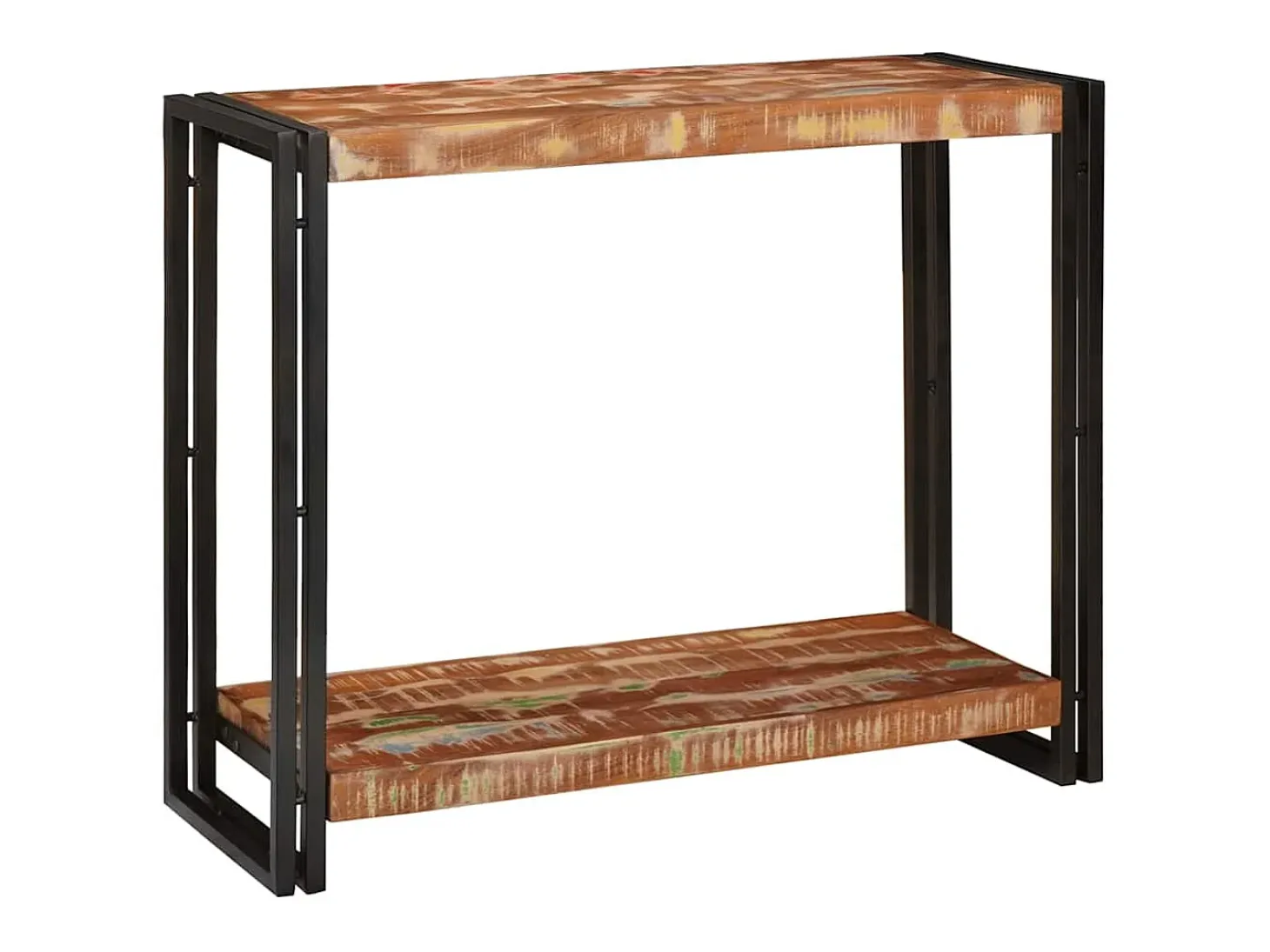 Mesa Consola Multicolor 90 x 33 x 75 cm madera maciza reciclada