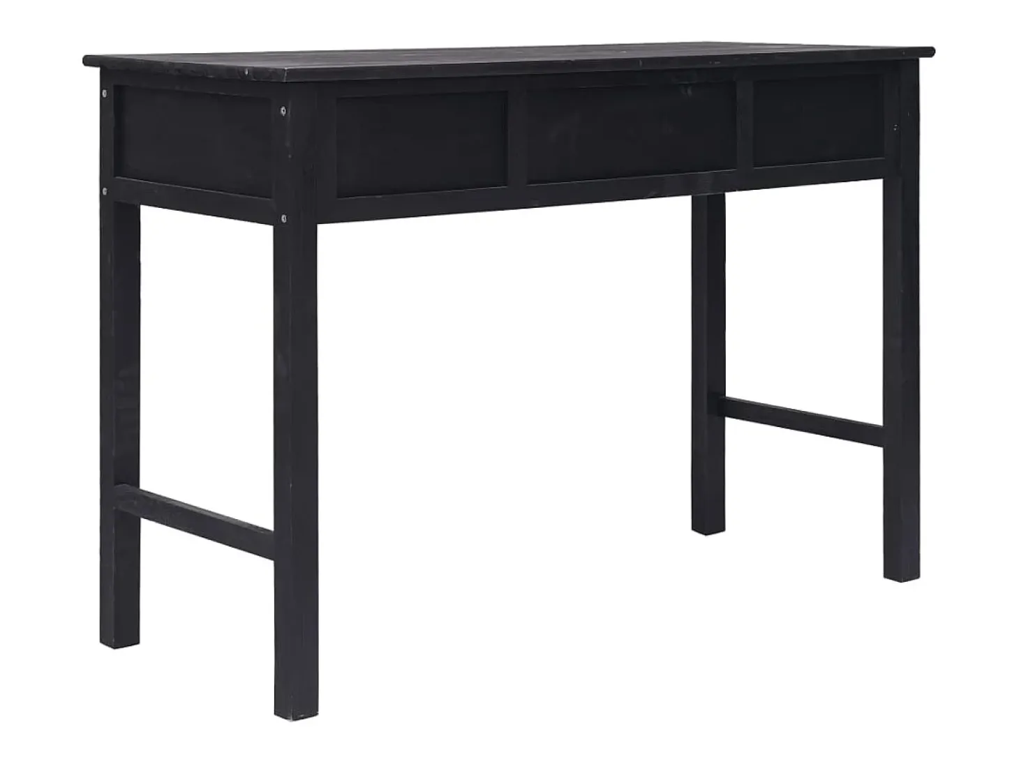 Mesa consola Negra 110x45x76 cm Madera