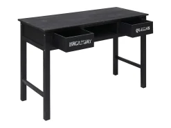 Mesa consola Negra 110x45x76 cm Madera