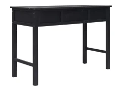 Mesa consola Negra 110x45x76 cm Madera