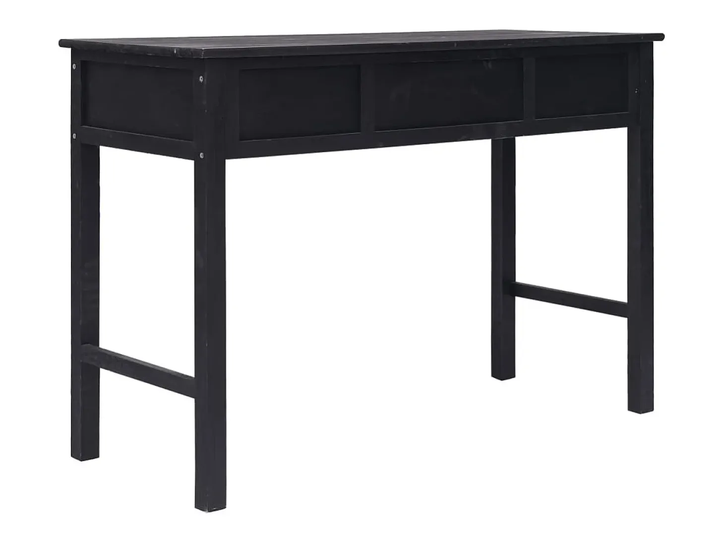 Mesa consola Negra 110x45x76 cm Madera