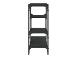 Mesa consola negra 100x30x75 cm madera de ingeniería