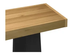 Mesa consola NOAIN patas en A madera maciza pino 120x30x75 cm