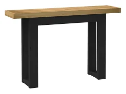 Mesa consola NOAIN patas en U madera maciza pino 120x30x75 cm