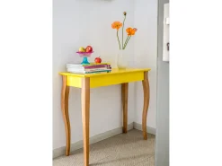 Mesa Consola Pequeña 85 x 35 cm Lillo Blanca