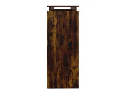 Mesa consola Roble ahumado 102x30x80 cm Madera de ingeniería