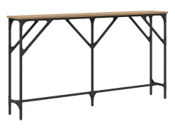Mesa Consola Roble artisan 140 x 23 x 75 cm